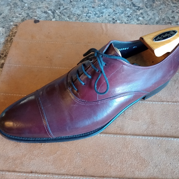To Boot New York Burgundy Men\'s Cap-Toe Dress Laceup Shoes Size 9.5M main image 6